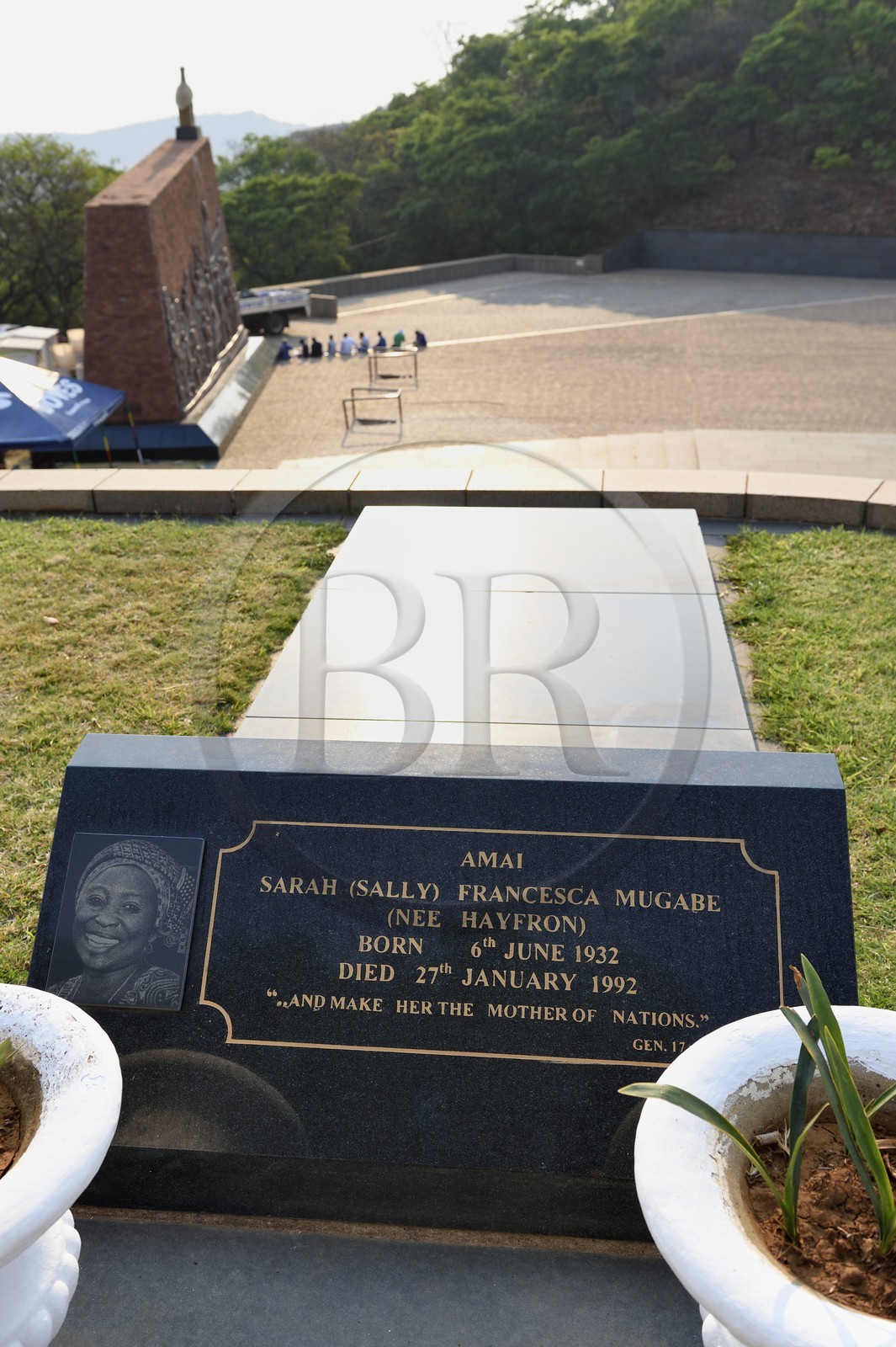 Zimbabwe, Harare, burial ground and national monument to commemorate Patriotic Front guerrillas killed during the Rhodesian Bush War, the tomb of the first wife of President Robert Mugabe
