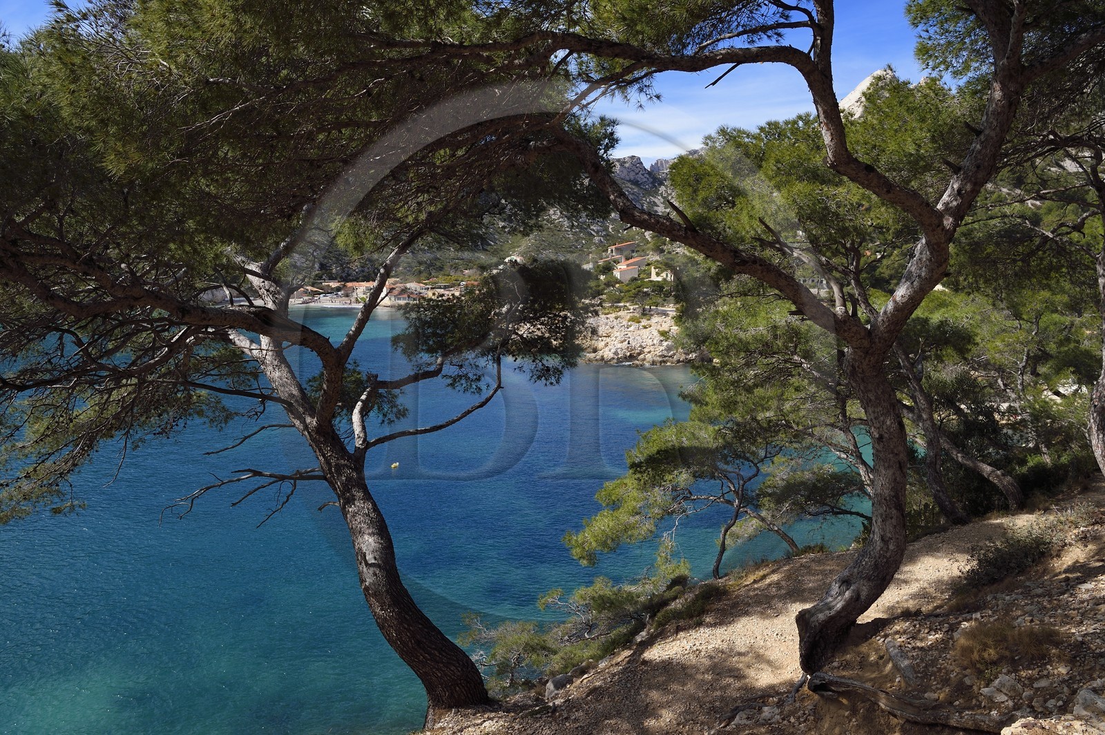 France, Bouches-du-Rhône (13), Marseille, Parc national des Calanques, Calanque de Sormiou