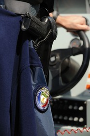 France, Paris (75), la brigade fluviale de la préfecture de Police en patrouille sur la Seine