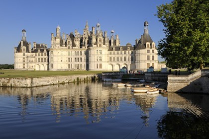 France, Loir et Cher (41), Vallée de la Loire classée Patrimoine Mondial de l' UNESCO, château de Chambord