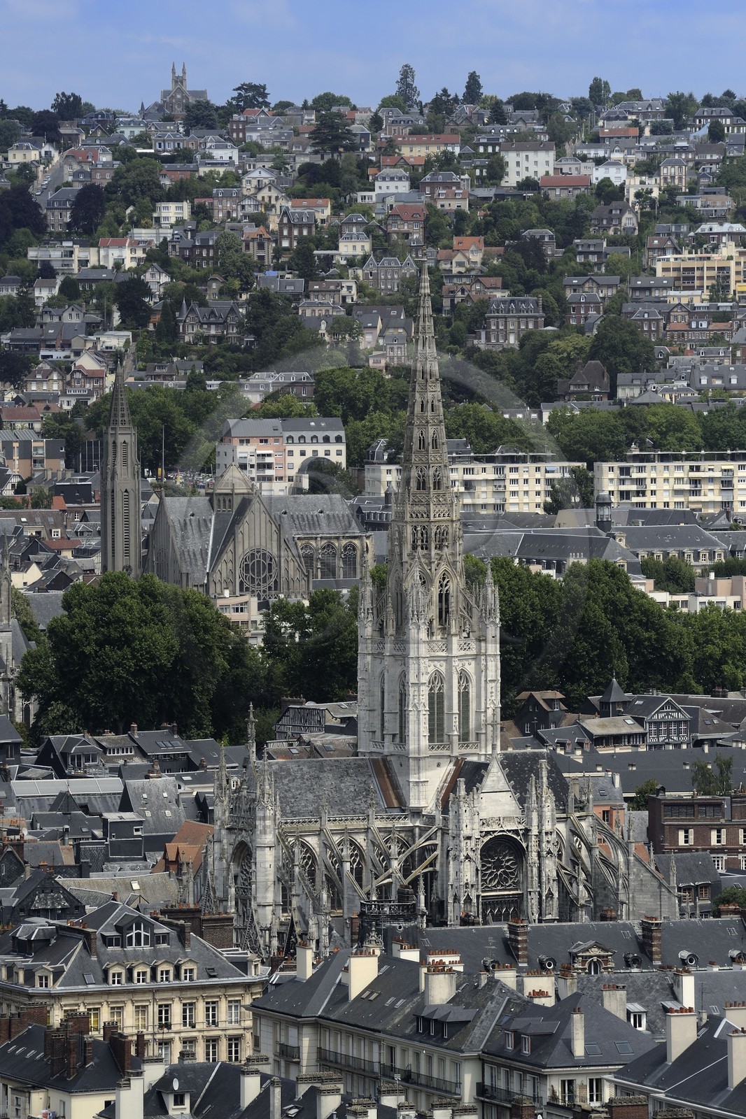 France, Seine-Maritime (76), Rouen, église Saint-Maclou joyau de l’art gothique flamboyant (XVème siècle)