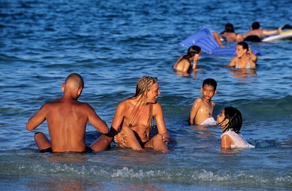Thailand, Samui islands archipelago, Full Moon Party on Koh Pha-Ngan island, Had Rin beach the day before party