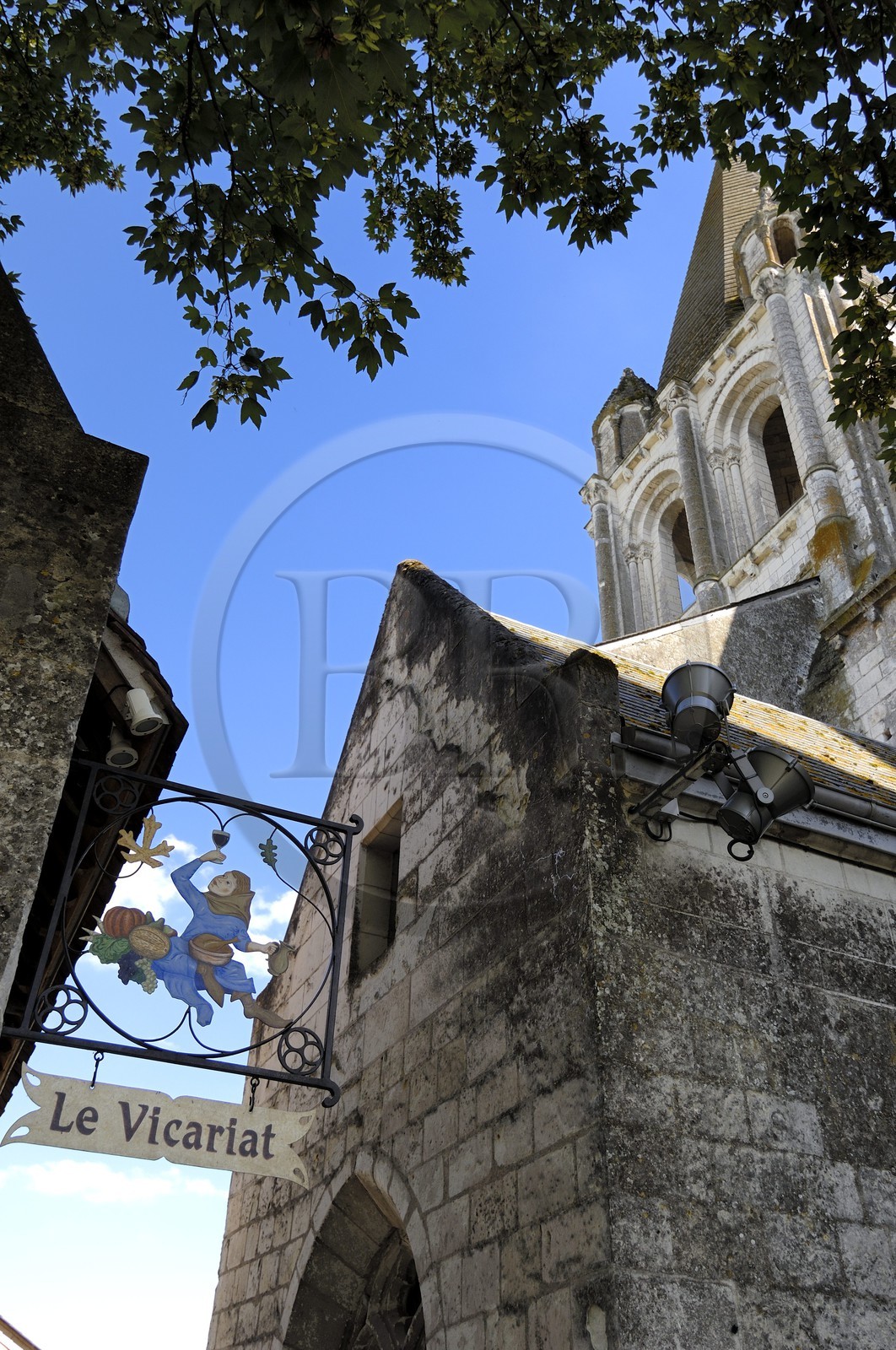 France, Indre-et-Loire (37), Loches, la collégiale Saint-Ours