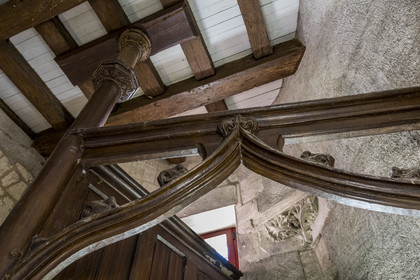 France, Loire Atlantique, Nantes, Bouffay district, Gothic manor of La Psallette (15th century)