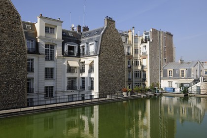 France, Paris (75), réservoir d'eau non potable de Passy ou de Copernic