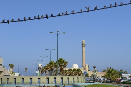 Israel, Tel Aviv, Jaffa district, the Hassan Bek Mosque on the sea front