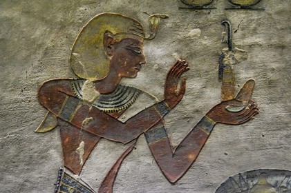 Egypte, Haute Egypte, vallée du Nil, environs de Louxor, nécropole thébaine classée Patrimoine Mondial de l'UNESCO, Thèbes Ouest, vallée des Rois, tombe de Ramses III