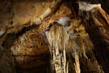 France, Ardèche (07), Saint-Marcel-d'Ardèche, la Grotte de la Madeleine