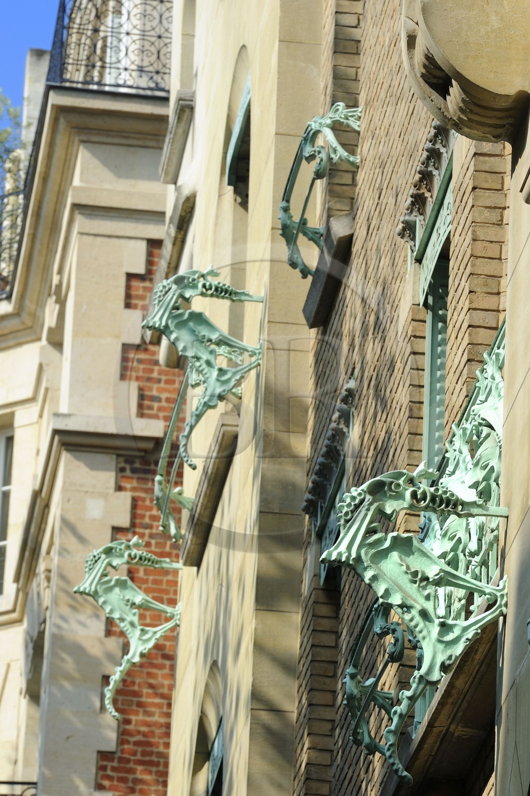 France, Paris (75), le Castel-Beranger, immeuble du 14 rue La Fontaine de style Art Nouveau  par Hector Guimard France, Paris (75), le Castel-Beranger, immeuble du 14 rue La Fontaine de style Art Nouveau  par Hector Guimard