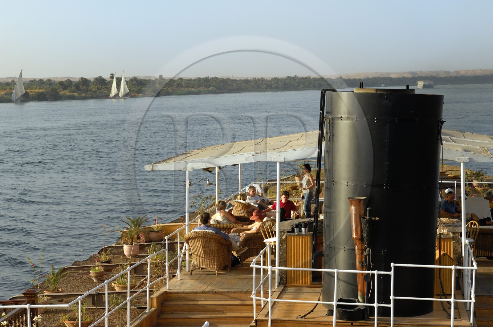 Egypte, Haute Egypte, croisière sur le Nil entre Louxor et Assouan, le Steam Ship Sudan