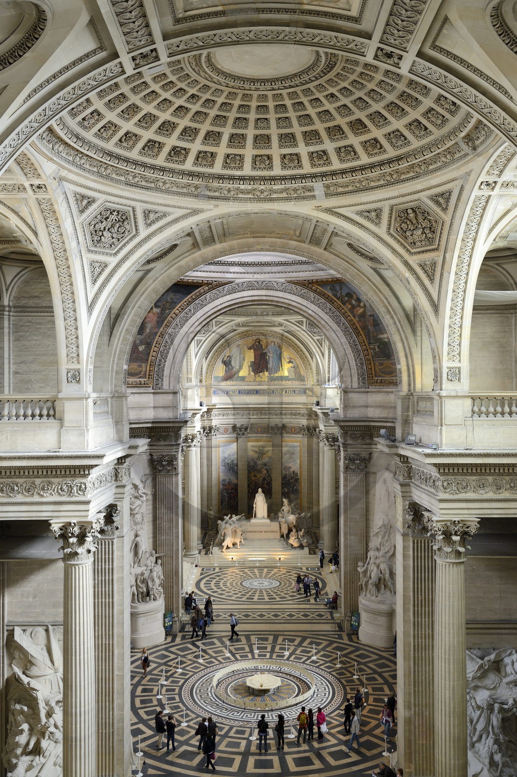 France, Paris (75), le Panthéon, la nef