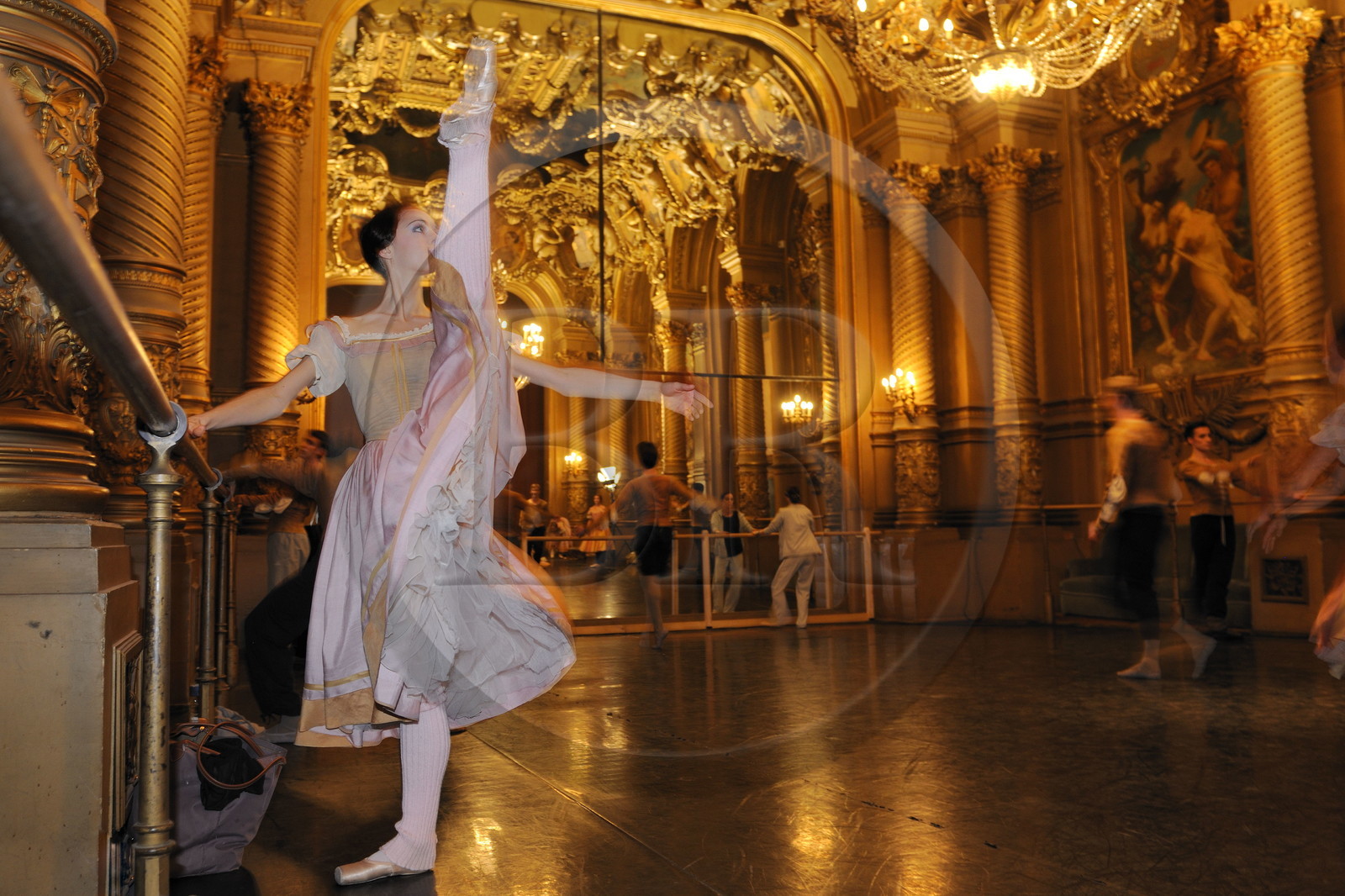 France, Paris, the Garnier Opera, ultimate warm-ups before going on stage