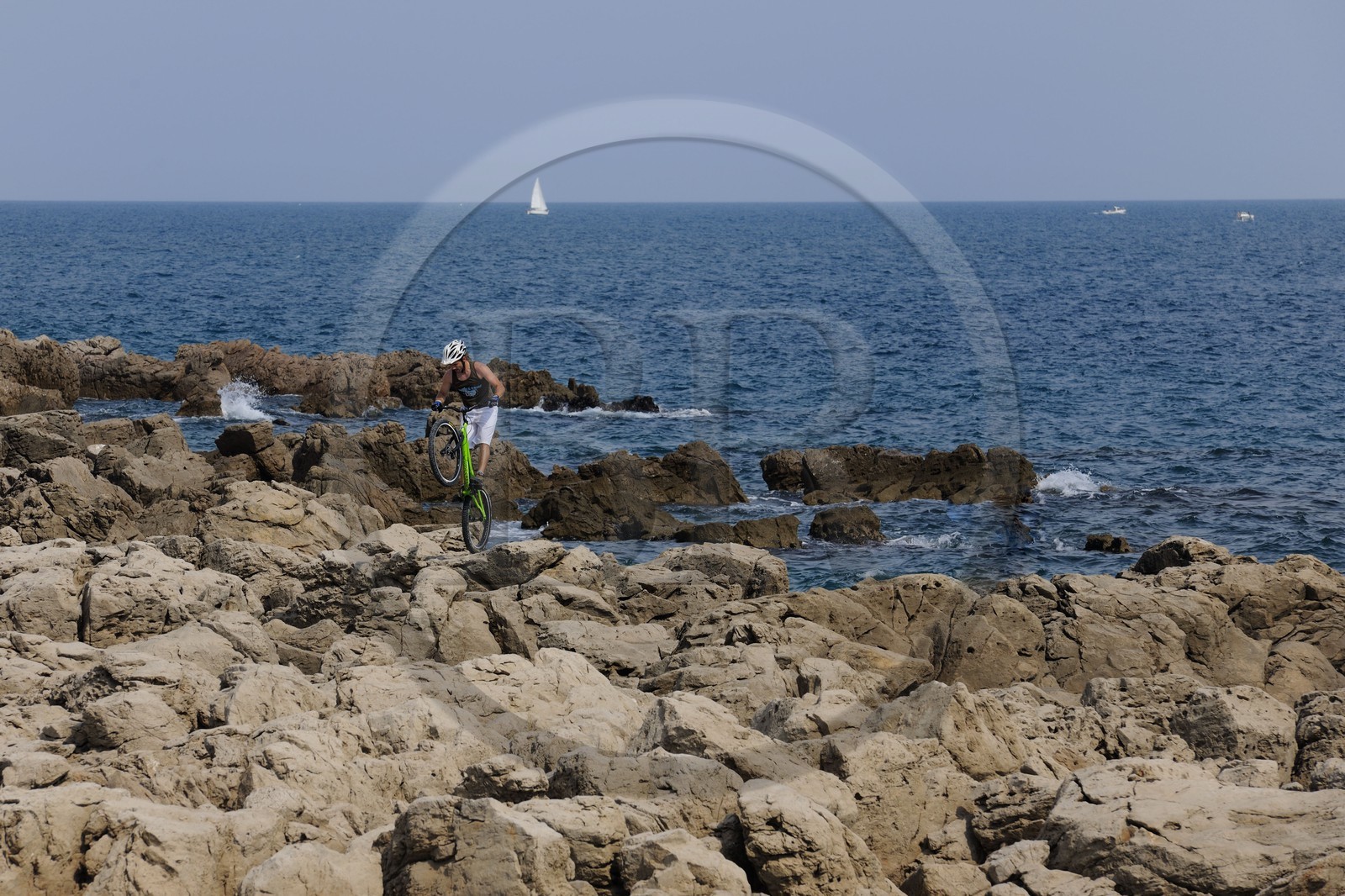 France, Hérault (34), Sète, la Corniche à la Pointe du Lazaret