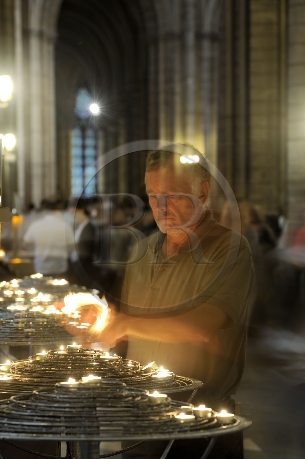France, Paris (75), île de la Cité, la cathédrale Notre-Dame