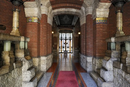 Italie, Lombardie, Milan, palazzo Berri-Meregalli (1911-14) Via Cappuccini