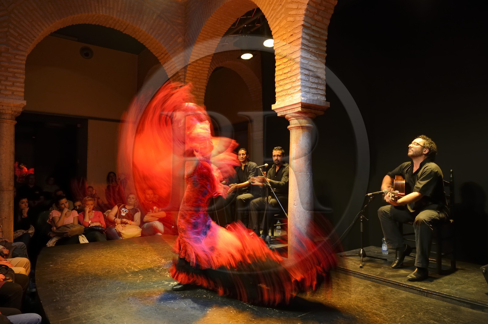 Espagne, Andalousie, Séville, quartier de Santa Cruz, musée de la dance flamenco