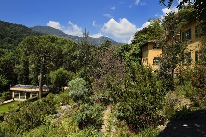 France, Alpes-Maritimes (06), Menton, le jardin Serre de la Madone et la villa du major Lawrence Johnston