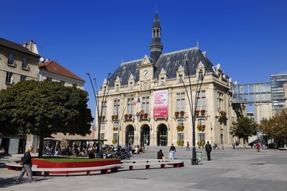 France, Seine-Saint-Denis (93), Saint-Denis, l'Hôtel de Ville