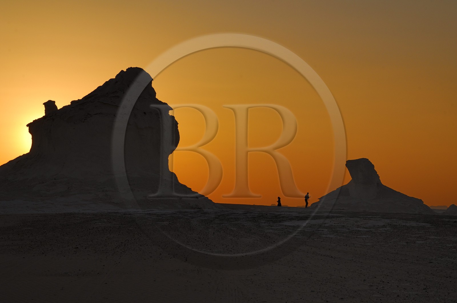 Egypte, désert libyque, le Désert Blanc au nord de Farafra Egypte, désert libyque, le Désert Blanc au nord de Farafra