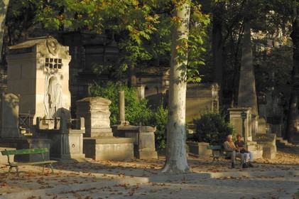 France, Paris, the Pere-Lachaise cemetery
