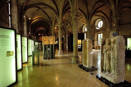 France, Cote d'Or, Dijon, archaeological museum (former Benedictine abbey Sainte Benigne)