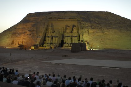 Egypt, Upper Egypt, Nubia, Abu Simbel, site listed as World Heritage by UNESCO, Ramesses II Temple