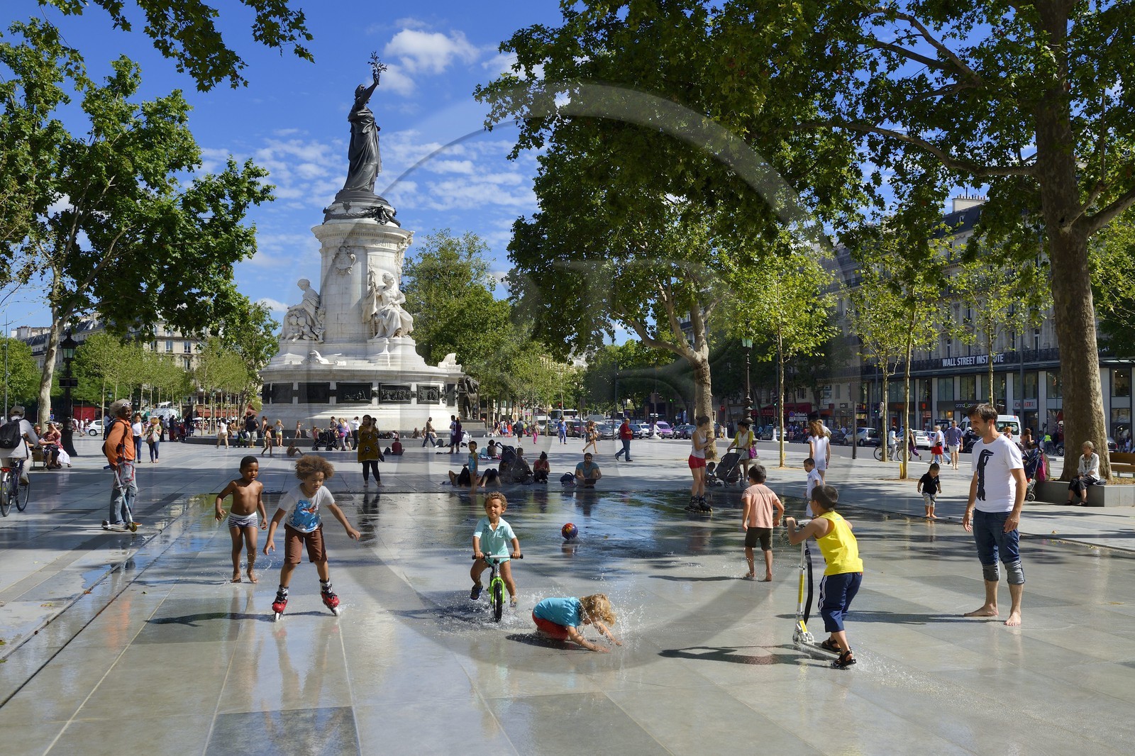 France, Paris (75), place de la République