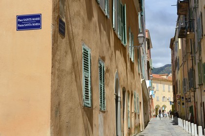 France, Haute Corse, Bastia, the Citadel district of Terra Nova, rue Notre-Dame
