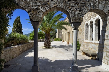 France, Var, Hyeres, Castel Sainte-Claire whose gardens have been awarded Jardins Remarquables de France label ( Remarkable Gardens of France)