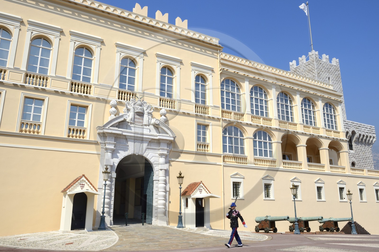 Principauté de Monaco, Monaco, place du Palais, palais princier