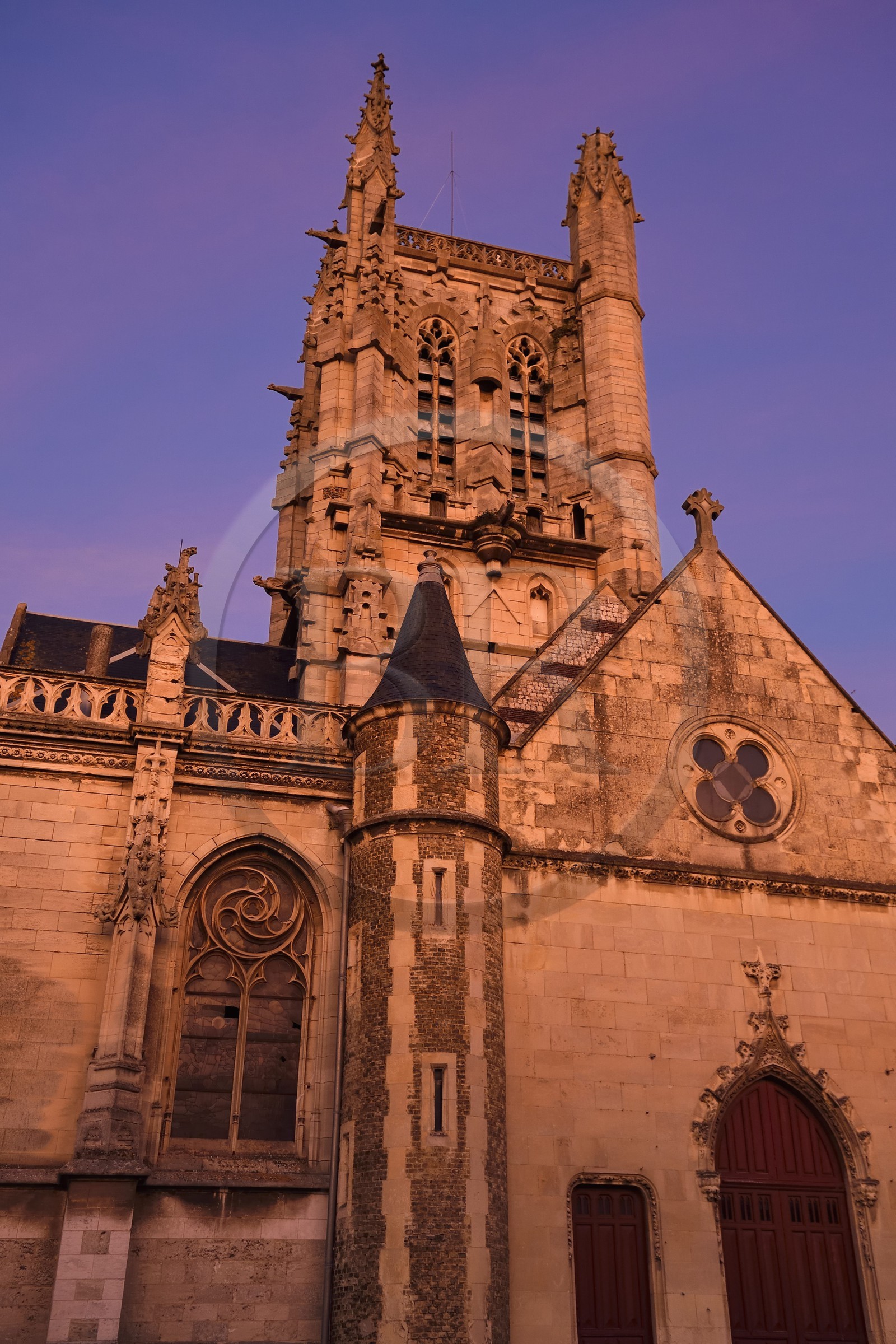 France, Seine-Maritime (76), Pays de Caux, Côte d'Albâtre, Fécamp, l'église Saint-Etienne France, Seine-Maritime (76), Pays de Caux, Côte d'Albâtre, Fécamp, l'église Saint-Etienne