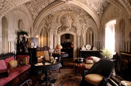 Portugal, Estrémadure, Sintra, Palais National de Pena (Palacio Nacional da Pena), un des salon