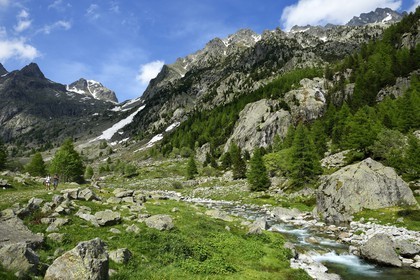 France, Alpes-Maritimes, parc national du Mercantour ( Mercantour national park), Haute-Vesubie, Gordolasque valley