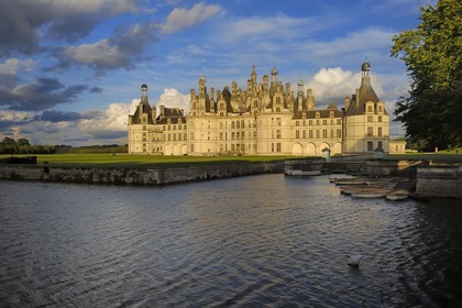 France, Loir et Cher (41), Vallée de la Loire classée Patrimoine Mondial de l' UNESCO, château de Chambord