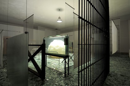 Brasil, Minas Gerais state, Brumadinho, Centro de arte contemporanea Inhotim (contemporary artwork center), Galeria Cildo Meireles, Através (1983) by Cildo Meireles