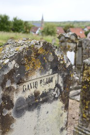 France, Bas Rhin, Westhoffen, the Jewish cemetery, the ancestors of Leon Blum or Michel Debré come from Westhoffen