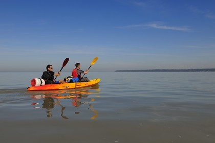 France, Manche (50), traversée de la Baie du Mont-Saint-Michel en kayak (www.seakayak-fr.com)
