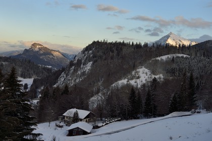 France, Haute Savoie, Araches la Frasse, Les Carroz d'Araches ski resort