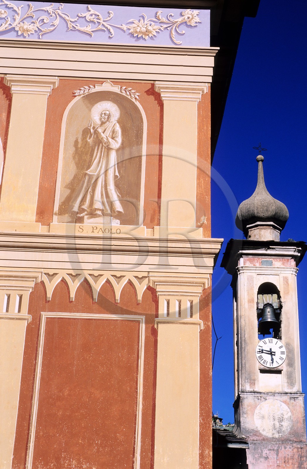 France, Alpes-Maritimes (06), vallée de la Roya, village de Granile au sud de Saint-Dalmas