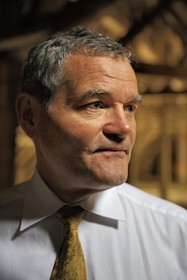 France, Côte-d'Or (21), le Château du Clos-de-Vougeot (vignoble des Côtes de Nuit), son dirigeant Claude Carlier