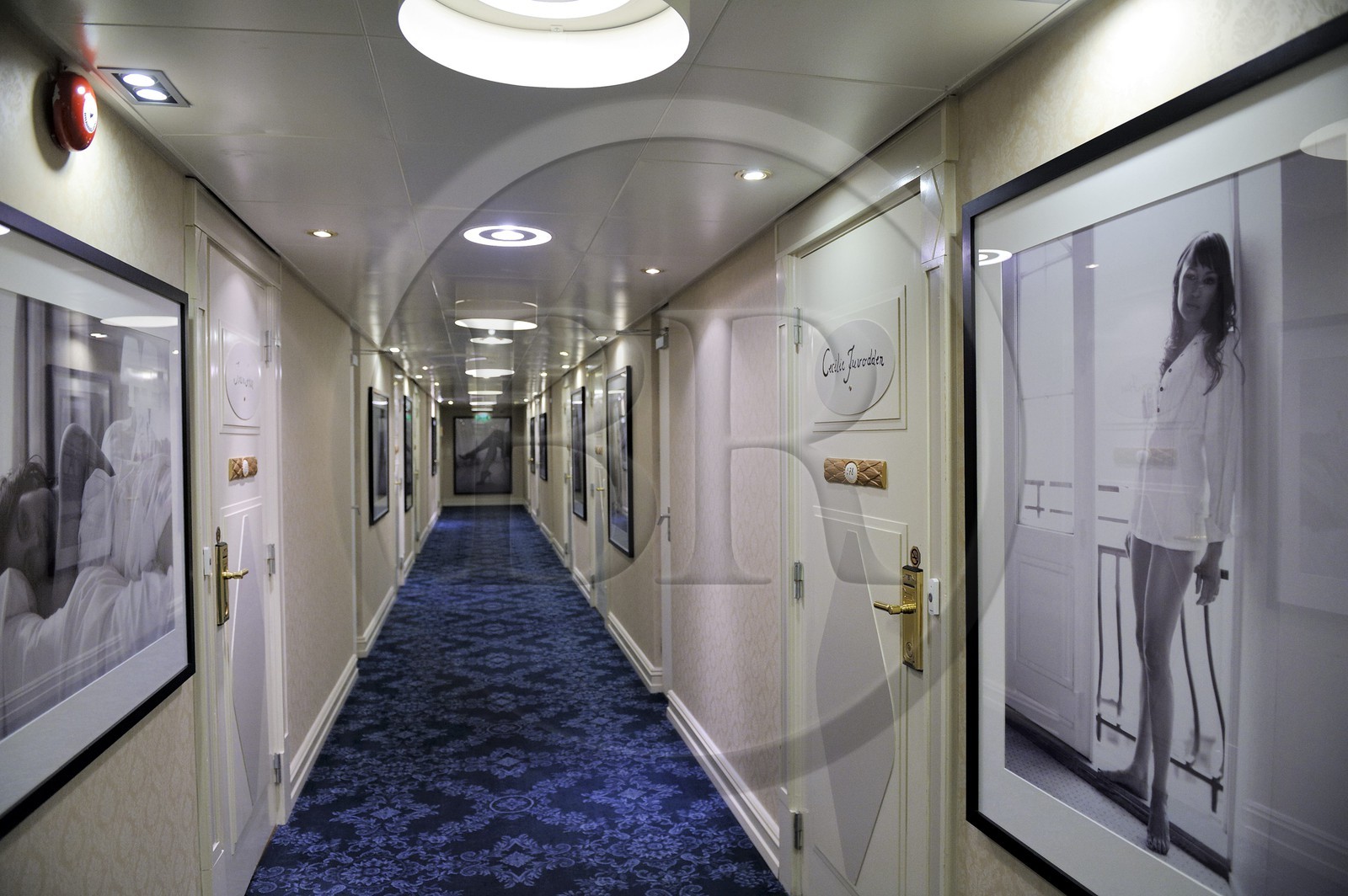 Norvège, Oslo, le Grand Hotel le plus célèbre de la ville, the Ladies floor