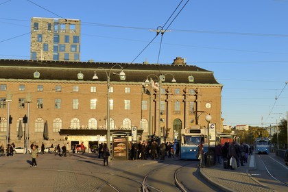 Suède, Västra Götaland, Göteborg (Gothenburg), le Clarion Hotel Post sur la place Drottningtorget