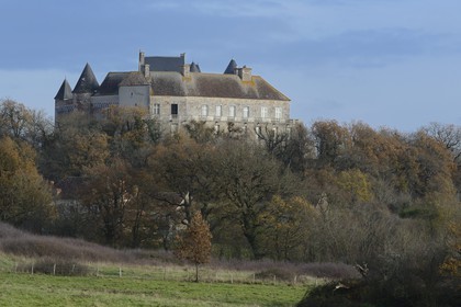 France, Indre (36), le Berry, parc naturel régional de la Brenne, Rosnay, chateau du Bouchet