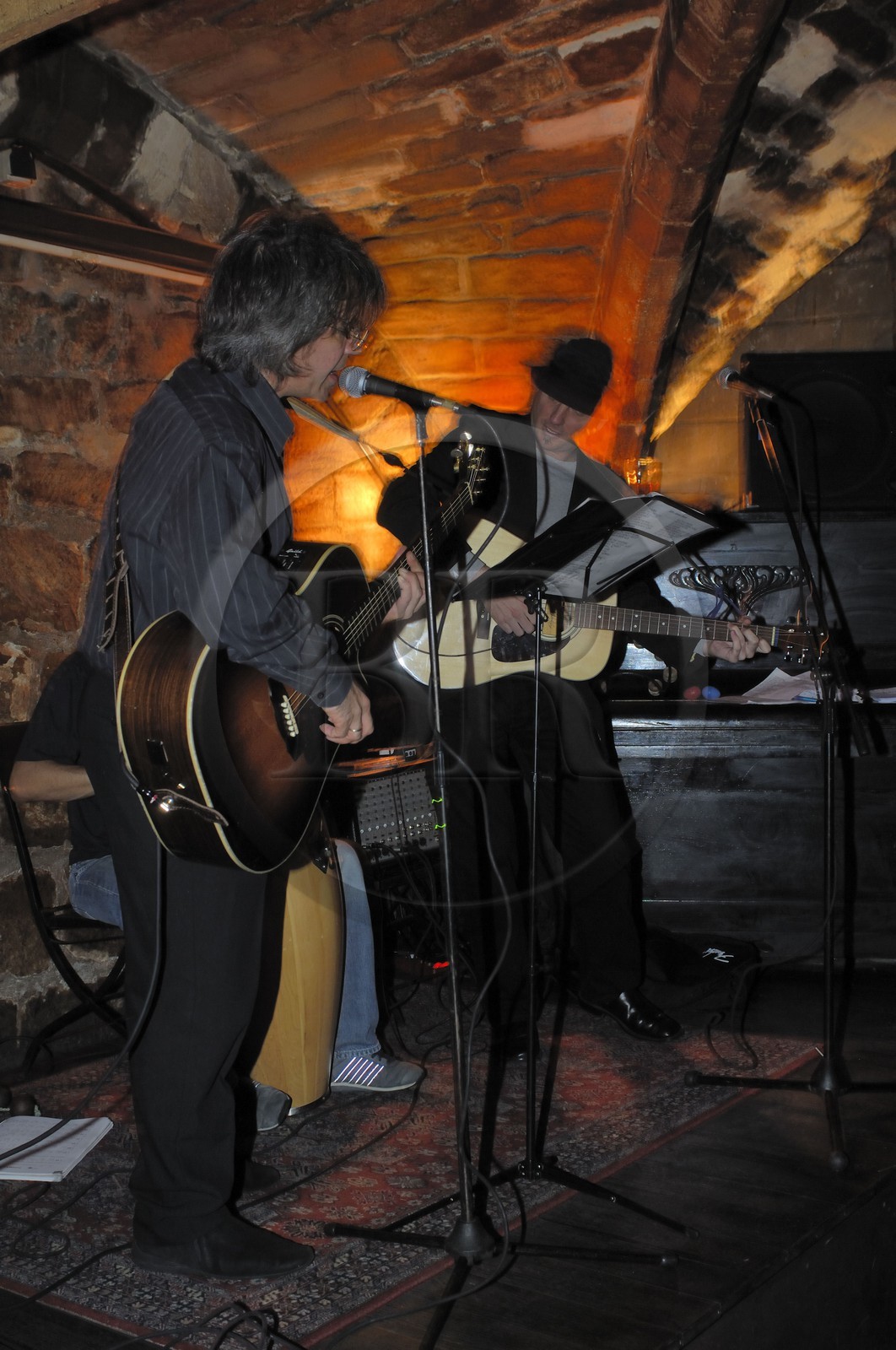 France, Paris (75), concert de John James Band dans une cave du quartier Saint-Germain des près La Pomme d'Eve