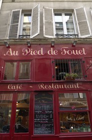 France, Paris,  restaurant Au pied de Fouet in the rue de Babylone