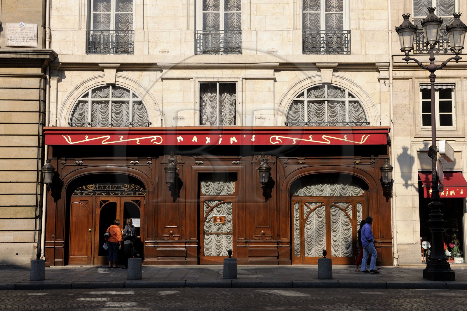 France, Paris (75), restaurant Maxim's rue Royale