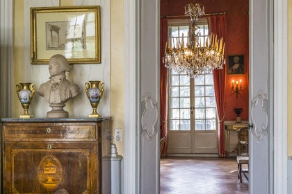 France, Herault, Montpellier, historic center called the Ecusson, The Hotel Haguenot, private mansion called Montpellier Folie from the second half of the 18th century, designed by architect Jean Antoine Giral