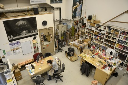 France, Paris (75), Opéra Garnier, les ateliers du costume, l'atelier décoration costume