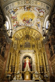 Spain, Andalusia, Seville, Macarena district, Basilica of the Macarena (Basílica de La Macarena), the Virgin of the Macarena