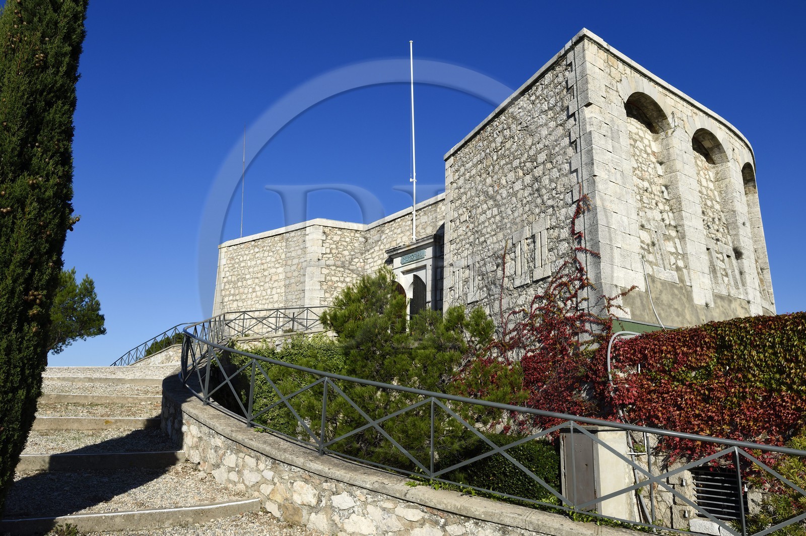 France, Var (83), Toulon, le Mont Faron, Mémorial du débarquement en Provence hébergé à l'intérieur de la tour Beaumont